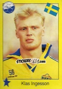 Sticker Klas Ingesson - Euro 1992 - Manil
