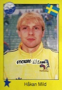 Sticker Håkan Mild - Euro 1992 n. 26 - Manil