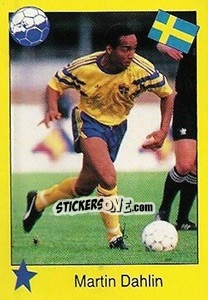 Sticker Martin Dahlin - Euro 1992 n. 30 - Manil