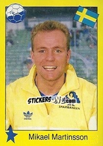 Cromo Mikael Martinsson - Euro 1992 n. 32 - Manil