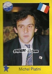 Cromo Michel Platini - Euro 1992 - Manil