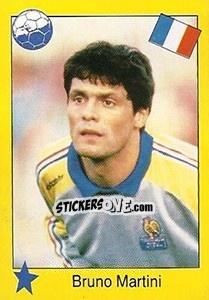 Sticker Bruno Martini - Euro 1992 n. 35 - Manil