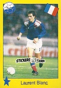 Sticker Laurent Blanc - Euro 1992 - Manil