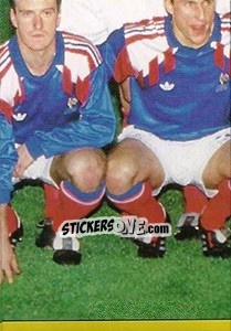 Sticker Equipe (puzzle 7) - Euro 1992 - Manil