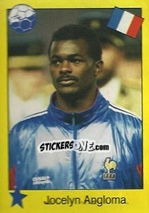 Sticker Jocelyn Angloma - Euro 1992 n. 46 - Manil