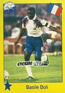Sticker Basile Boli - Euro 1992 - Manil