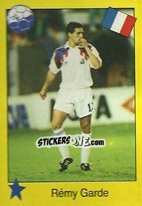 Cromo Rémy Garde - Euro 1992 - Manil