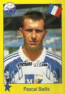 Sticker Pascal Baills - Euro 1992 - Manil