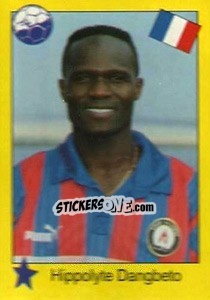 Cromo Hippolythe Dangbeto - Euro 1992 n. 53 - Manil