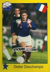 Sticker Didier Deschamps - Euro 1992 n. 54 - Manil