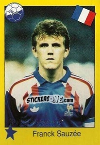 Sticker Franck Sauzée - Euro 1992 n. 55 - Manil