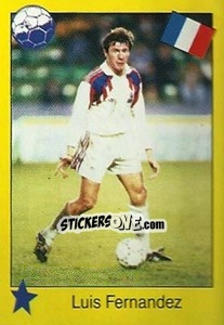 Sticker Luis Fernandez - Euro 1992 n. 56 - Manil