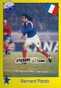 Cromo Bernard Pardo - Euro 1992 n. 57 - Manil