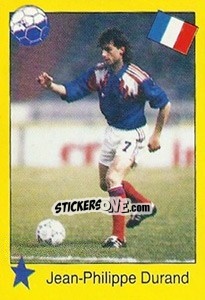 Sticker Jean-Philippe Durand - Euro 1992 - Manil