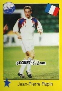 Sticker Jean-Pierre Papin - Euro 1992 - Manil