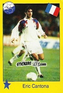Sticker Eric Cantona - Euro 1992 n. 60 - Manil