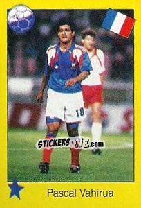 Sticker Pascal Vahirua - Euro 1992 - Manil