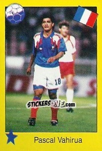 Sticker Pascal Vahirua - Euro 1992 n. 62 - Manil