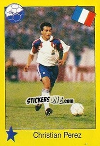 Sticker Christian Perez - Euro 1992 n. 63 - Manil