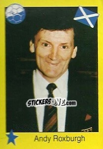 Sticker Andy Roxburgh - Euro 1992 - Manil