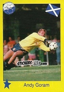 Sticker Andy Goram - Euro 1992 - Manil