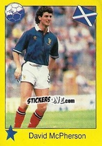 Cromo David McPherson - Euro 1992 - Manil