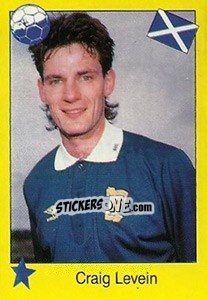 Sticker Craig Levein - Euro 1992 n. 80 - Manil