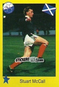 Sticker Stuart McCall - Euro 1992 - Manil