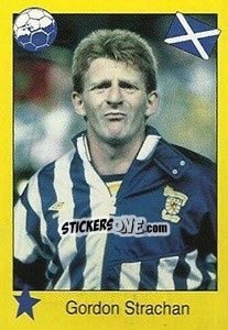 Sticker Gordon Strachan - Euro 1992 n. 85 - Manil