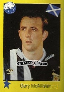 Sticker Gary McAllister - Euro 1992 n. 86 - Manil