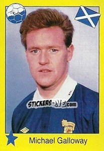 Sticker Michael Galloway - Euro 1992 n. 90 - Manil
