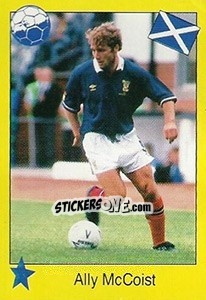 Figurina Ally McCoist - Euro 1992 - Manil