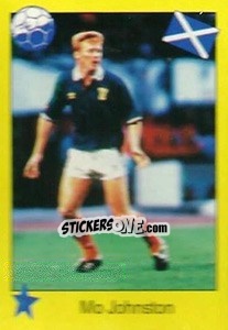 Sticker Mo Johnston - Euro 1992 n. 93 - Manil