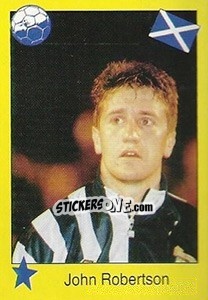 Sticker John Robertson - Euro 1992 n. 96 - Manil