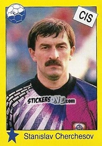 Cromo Stanislav Cherchesov - Euro 1992 - Manil