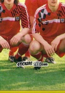 Sticker Equipe (puzzle 7) - Euro 1992 - Manil