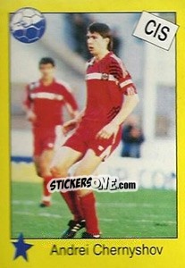 Sticker Andrei Chernyshov - Euro 1992 n. 110 - Manil