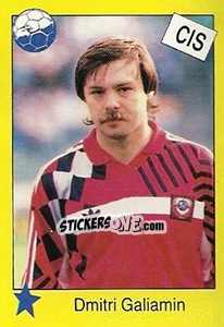 Cromo Dmitri Galyamin - Euro 1992 - Manil