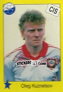 Sticker Oleg Kuznetsov - Euro 1992 - Manil