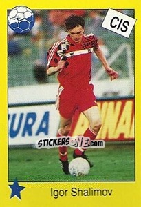 Cromo Igor Shalimov - Euro 1992 - Manil