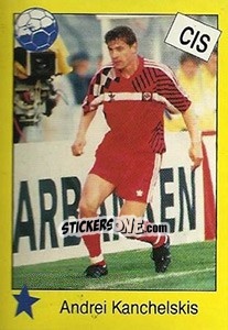 Sticker Andrei Kanchelskis - Euro 1992 n. 118 - Manil