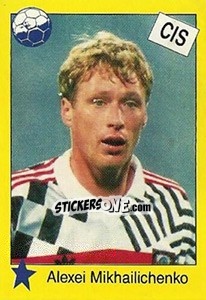 Sticker Aleksei Mikhailichenko - Euro 1992 - Manil