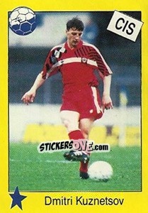 Sticker Dmitri Kuznetsov - Euro 1992 - Manil