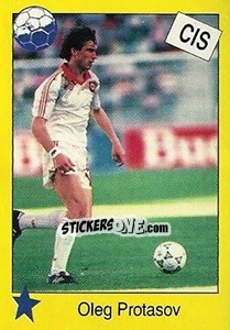 Sticker Oleg Protasov - Euro 1992 n. 124 - Manil