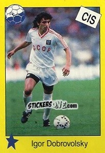 Sticker Igor Dobrovolski - Euro 1992 - Manil