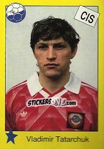 Sticker Vladimir Tatarchuk - Euro 1992 - Manil