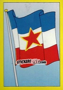Sticker Bandeira - Euro 1992 n. 129 - Manil