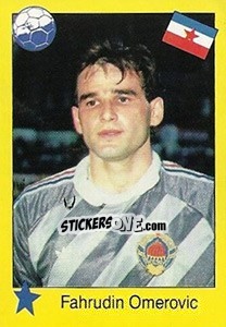 Sticker Fahrudin Omerovic - Euro 1992 - Manil