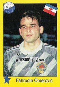 Sticker Fahrudin Omerovic - Euro 1992 n. 132 - Manil