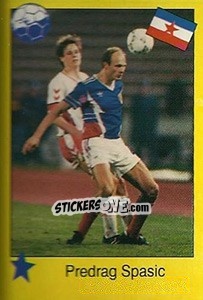 Sticker Predrag Spasic - Euro 1992 - Manil